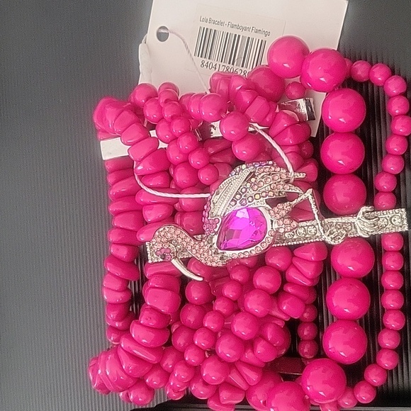 Sassy Jones lola flamingo bracelet and earrings - Picture 3 of 3